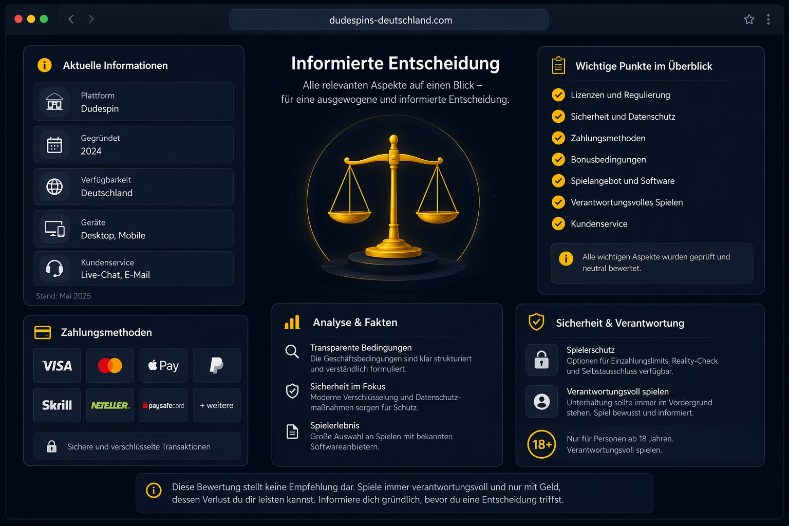 Fazit: Informierte Entscheidungen statt schneller Urteile