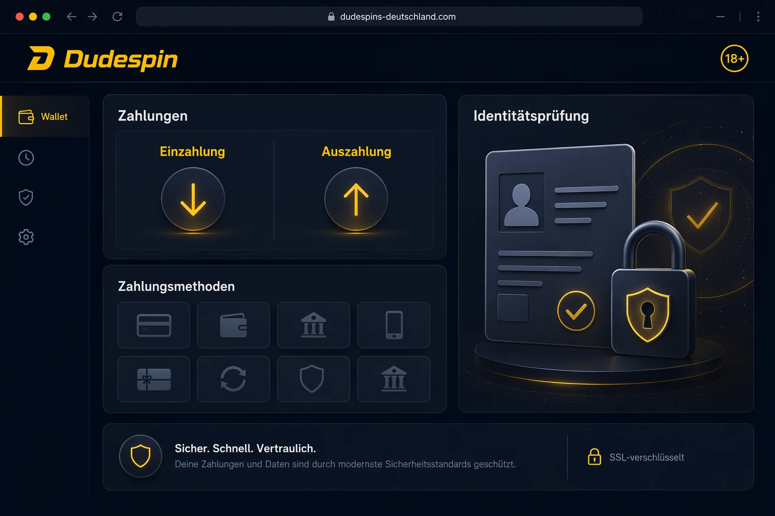 Ein- und Auszahlungen sowie die Rolle der Identitätsprüfung